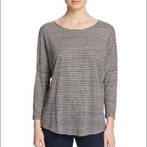 Soft Joie 1/2 Sleeve Striped Tee